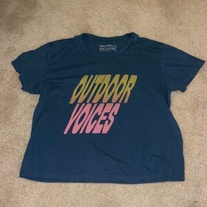 Outdoor Voices Women’s Logo Cropped Tee